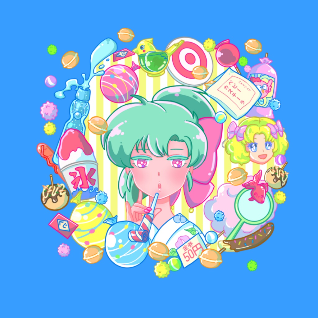 コースター（ブルー）