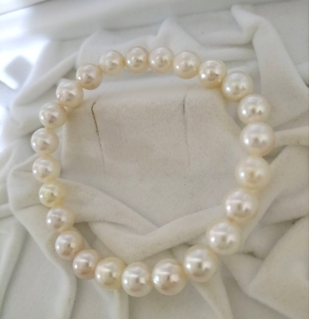 あこや真珠(日本産)のブレスレット