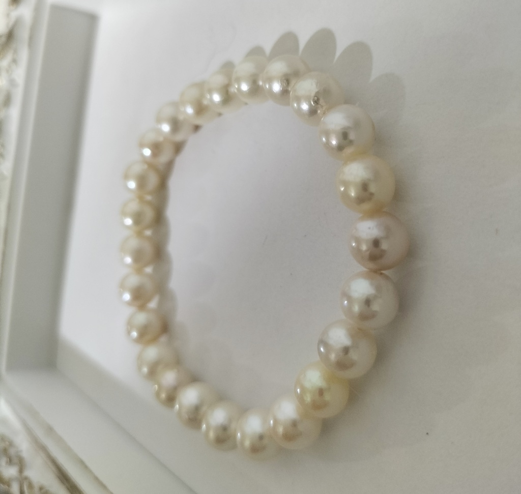 あこや真珠(日本産)のブレスレット