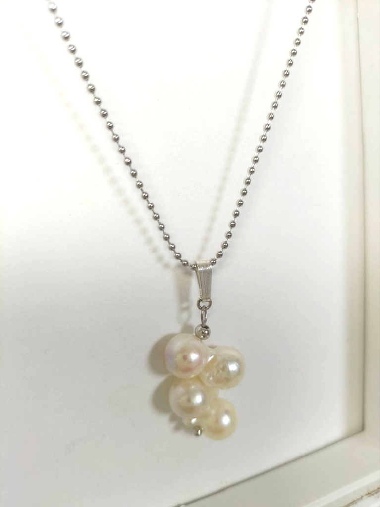 あこや真珠(日本産)のクレオパトラ珠のネックレス