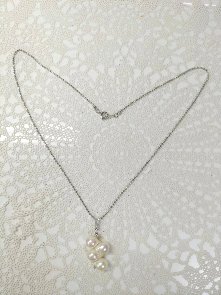 あこや真珠(日本産)のクレオパトラ珠のネックレス