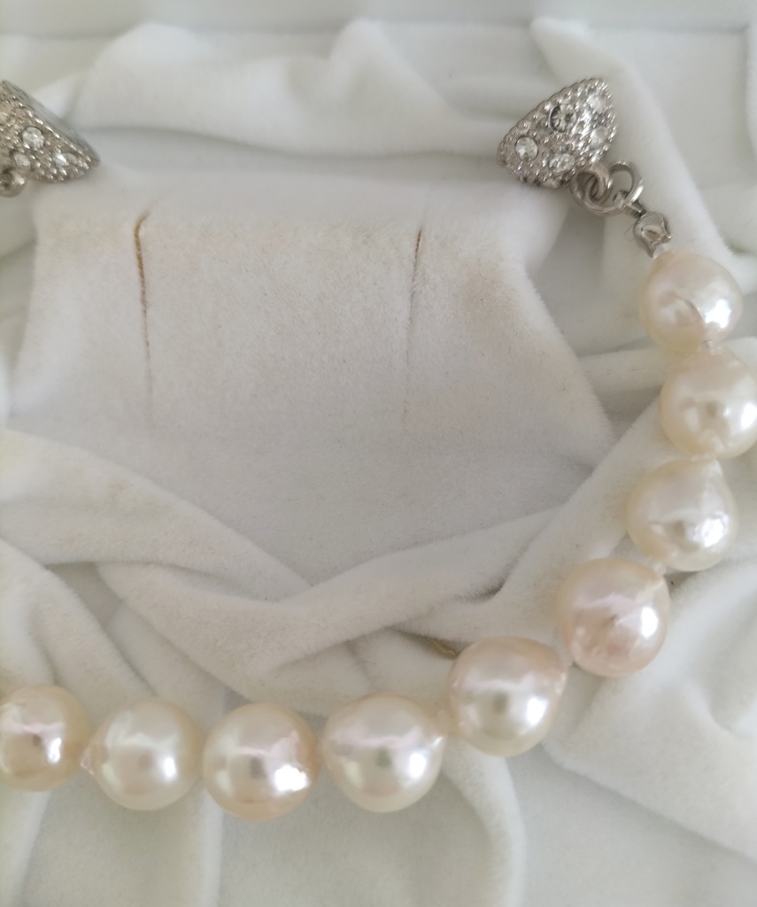 あこや真珠(日本産)のマグネット式ブレスレット