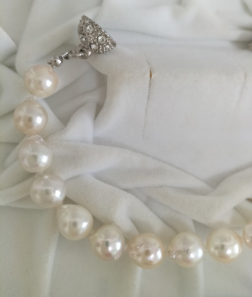 あこや真珠(日本産)のマグネット式ブレスレット