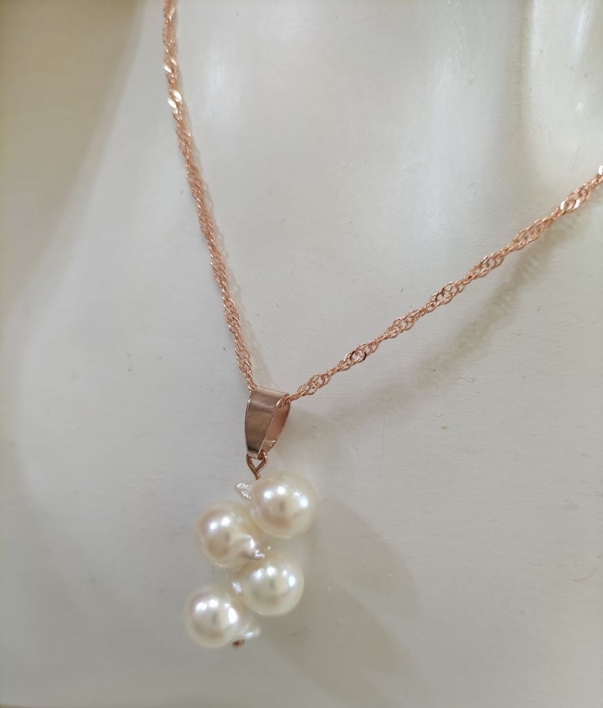 あこや真珠 クレオパトラ珠(日本産)のネックレス