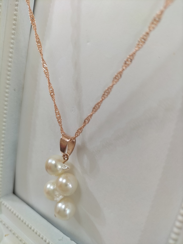 あこや真珠 クレオパトラ珠(日本産)のネックレス