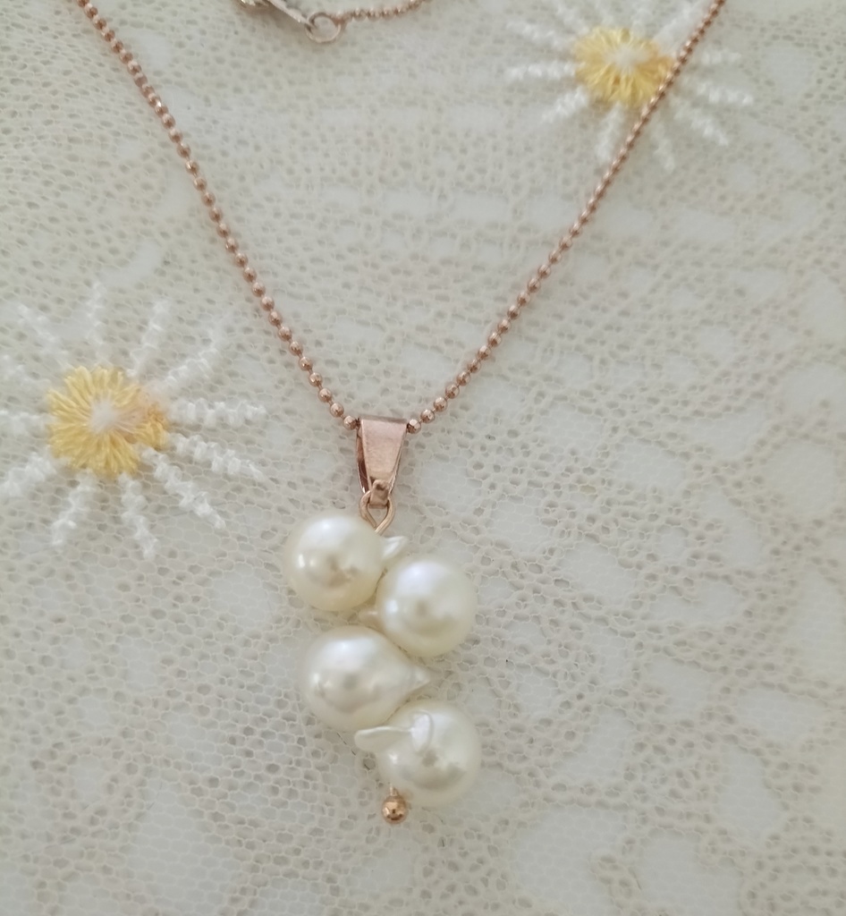 あこや真珠 クレオパトラ珠のネックレス