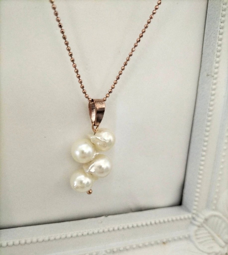 あこや真珠 クレオパトラ珠のネックレス