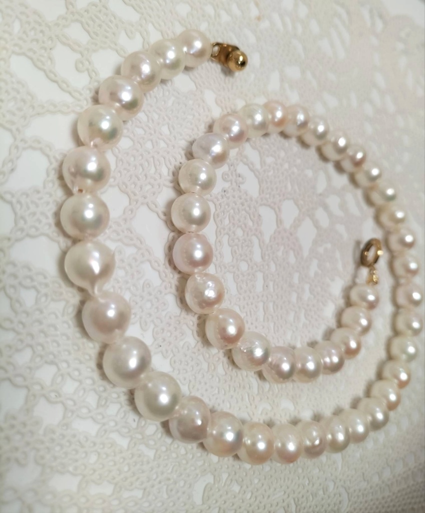 あこや真珠のネックレス