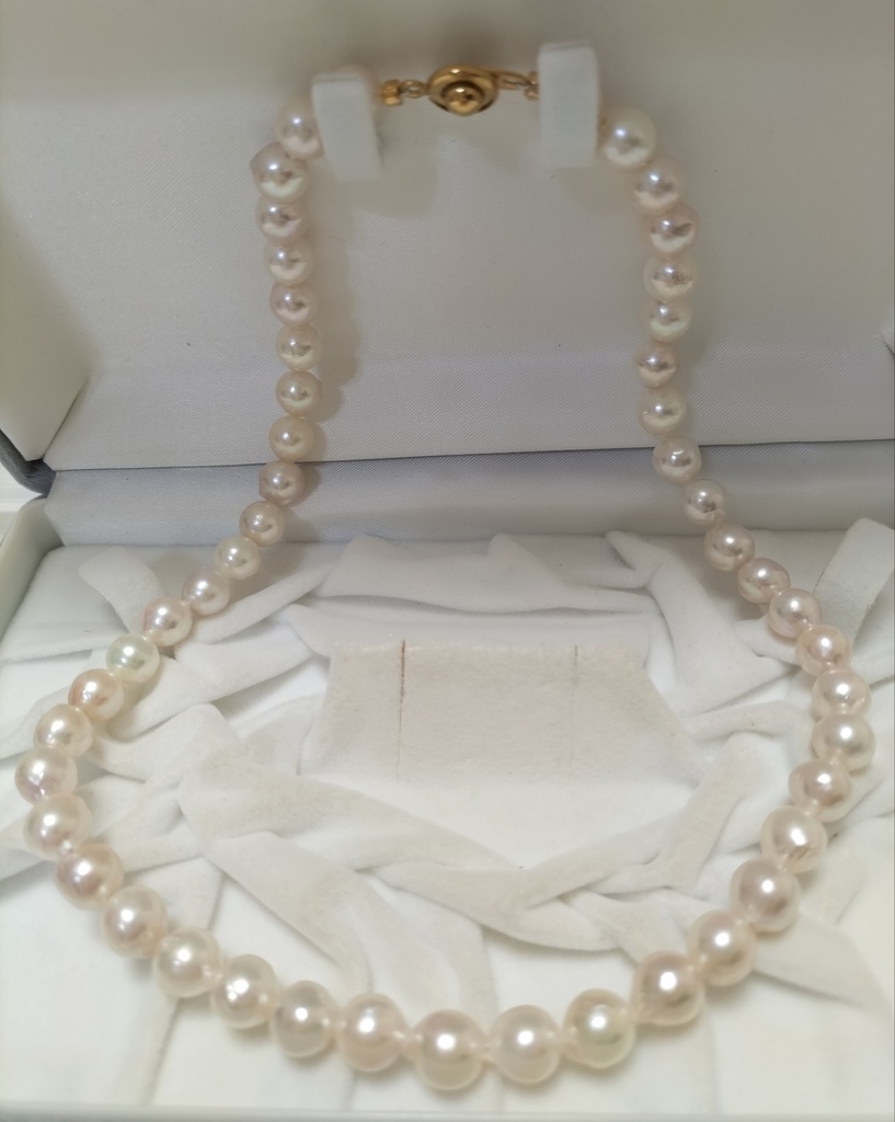 あこや真珠のネックレス
