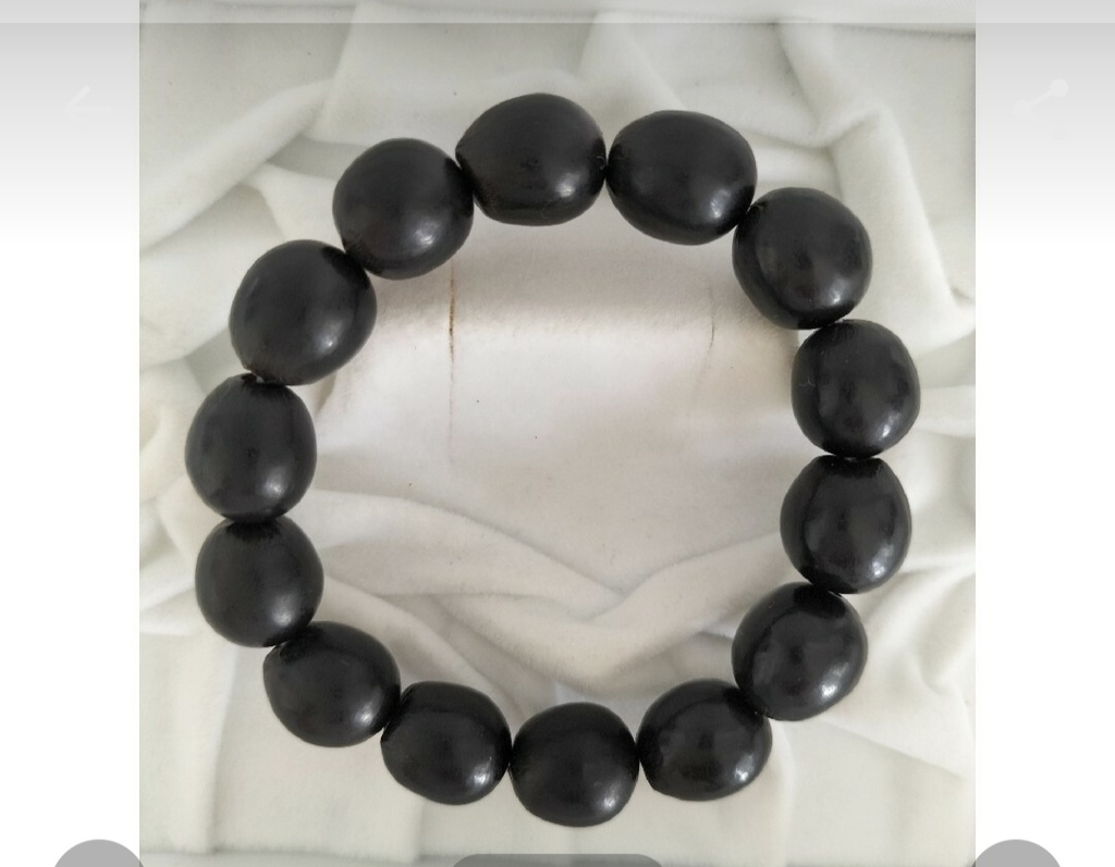 天然素材ムクロジのブレスレット、内径、約15㎝