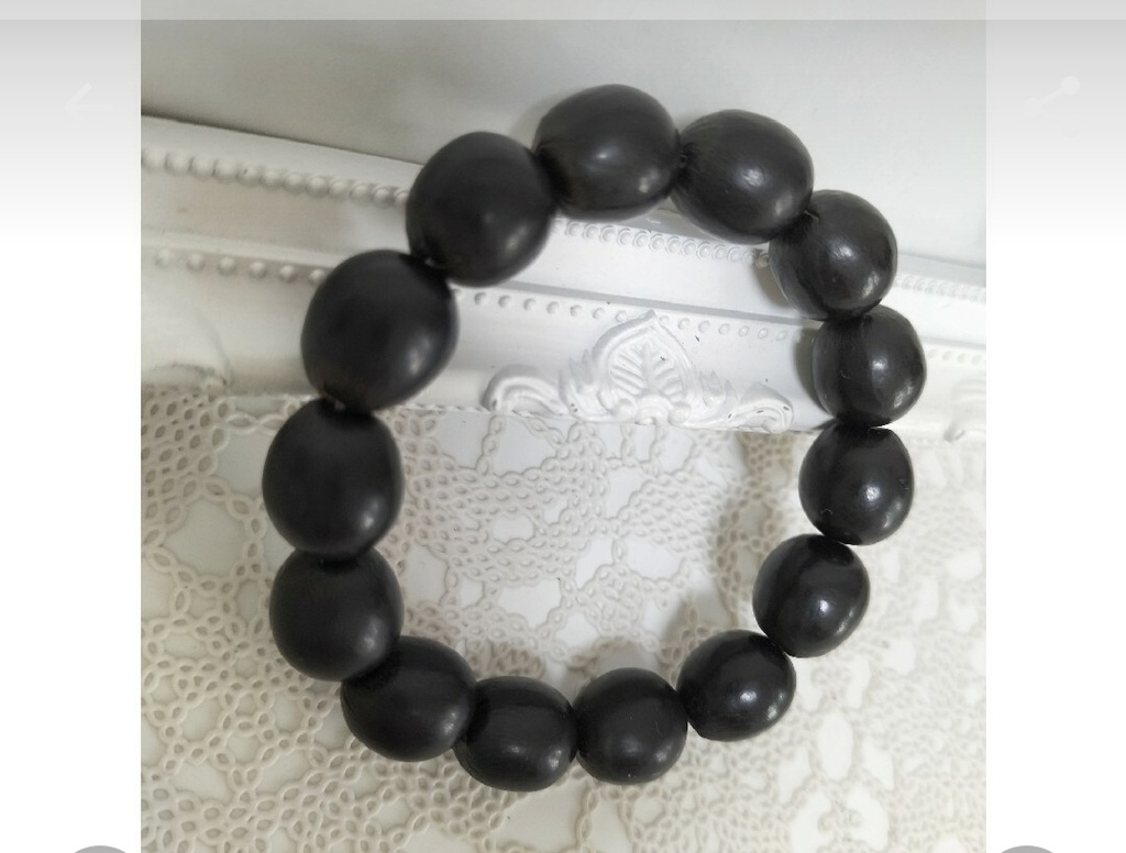 天然素材ムクロジのブレスレット、内径、約15㎝