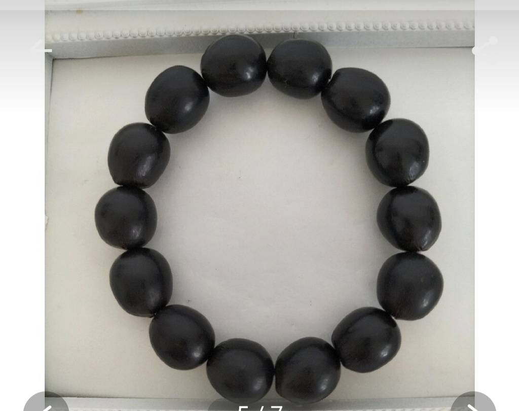 天然素材ムクロジのブレスレット、内径、約15㎝