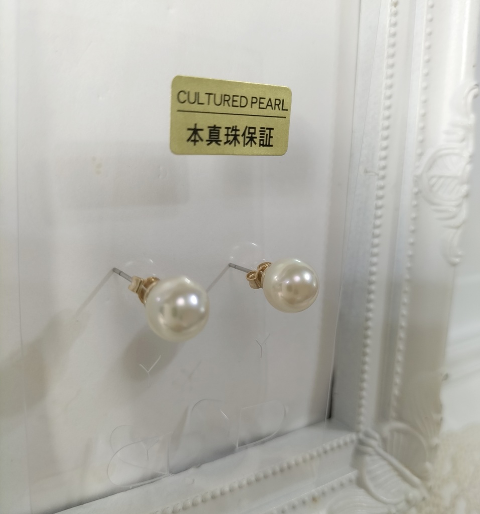 あこや真珠(日本産)のピアス