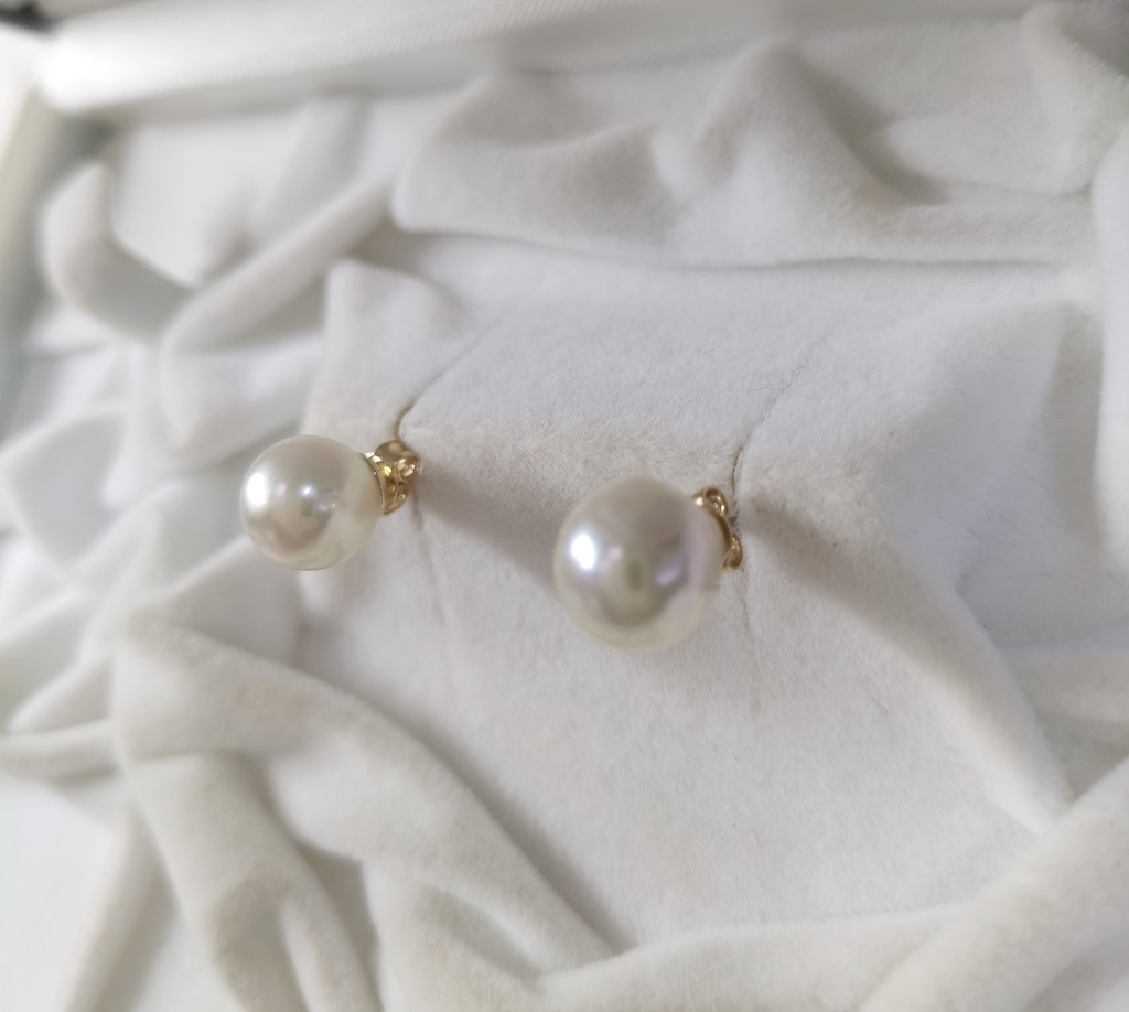 あこや真珠(日本産)のピアス