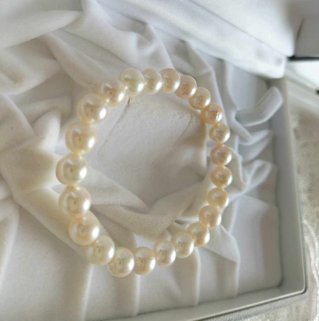 あこや真珠(日本産)のブレスレット