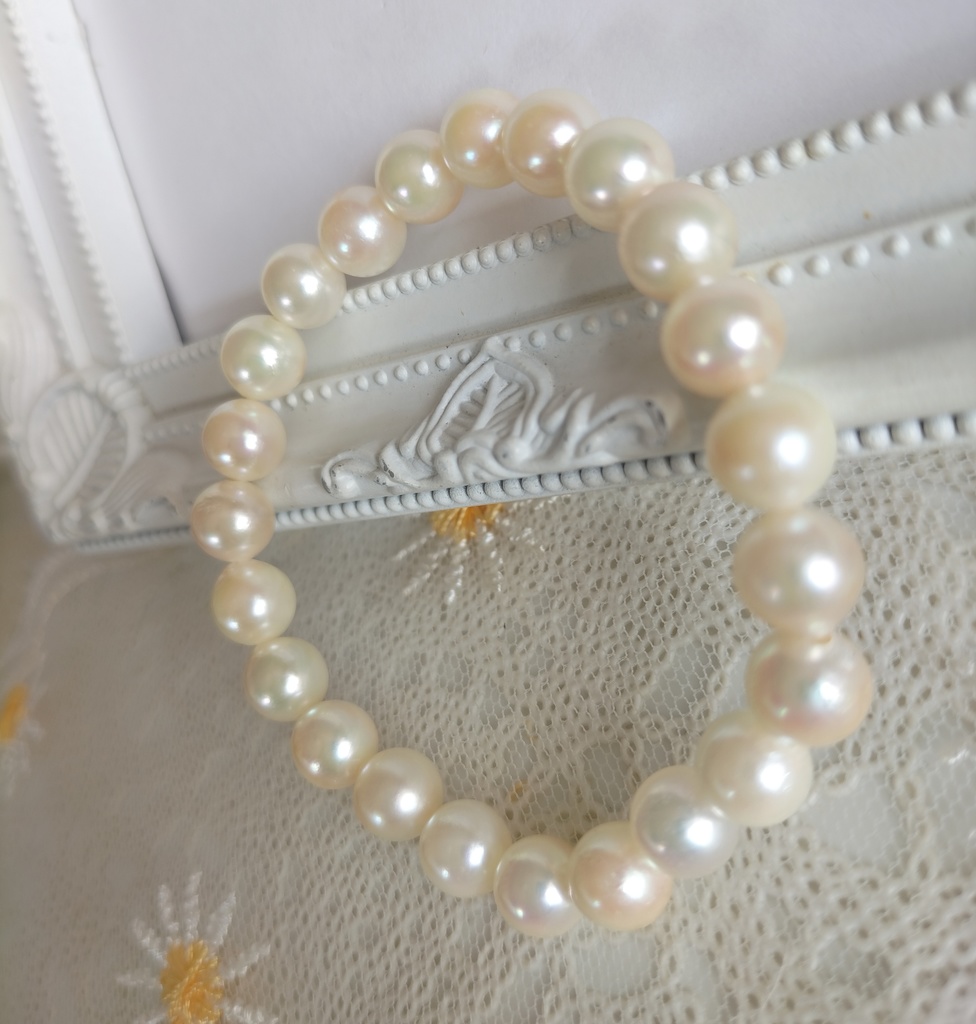 あこや真珠(日本産)のブレスレット