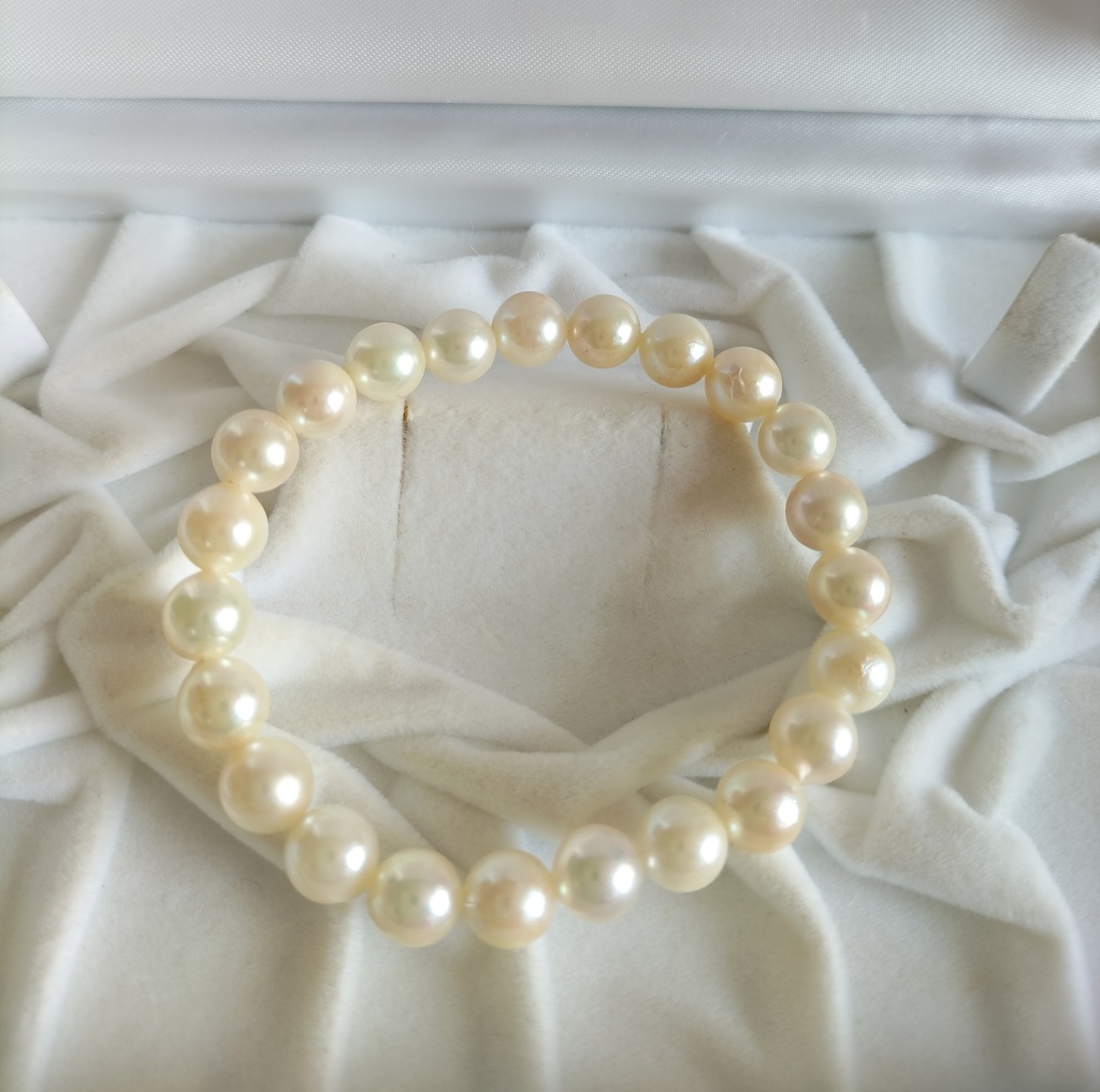 あこや真珠(日本産)のブレスレット