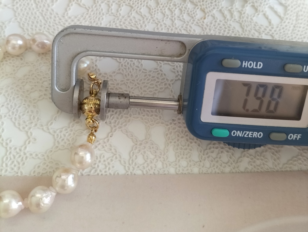 あこや真珠(日本産)のマグネット式ブレスレット