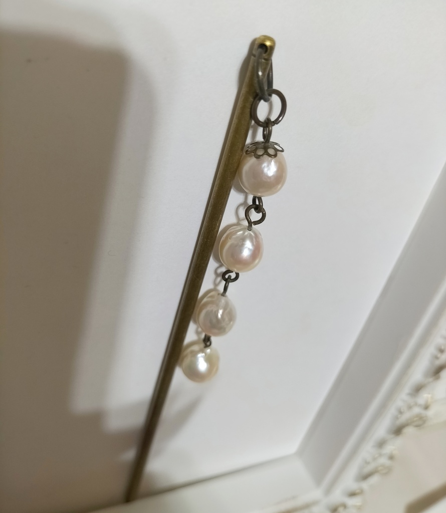 あこや本真珠(日本産)のかんざし