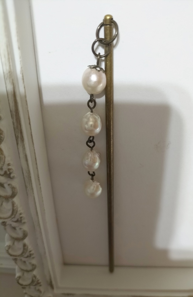 あこや本真珠(日本産)のかんざし