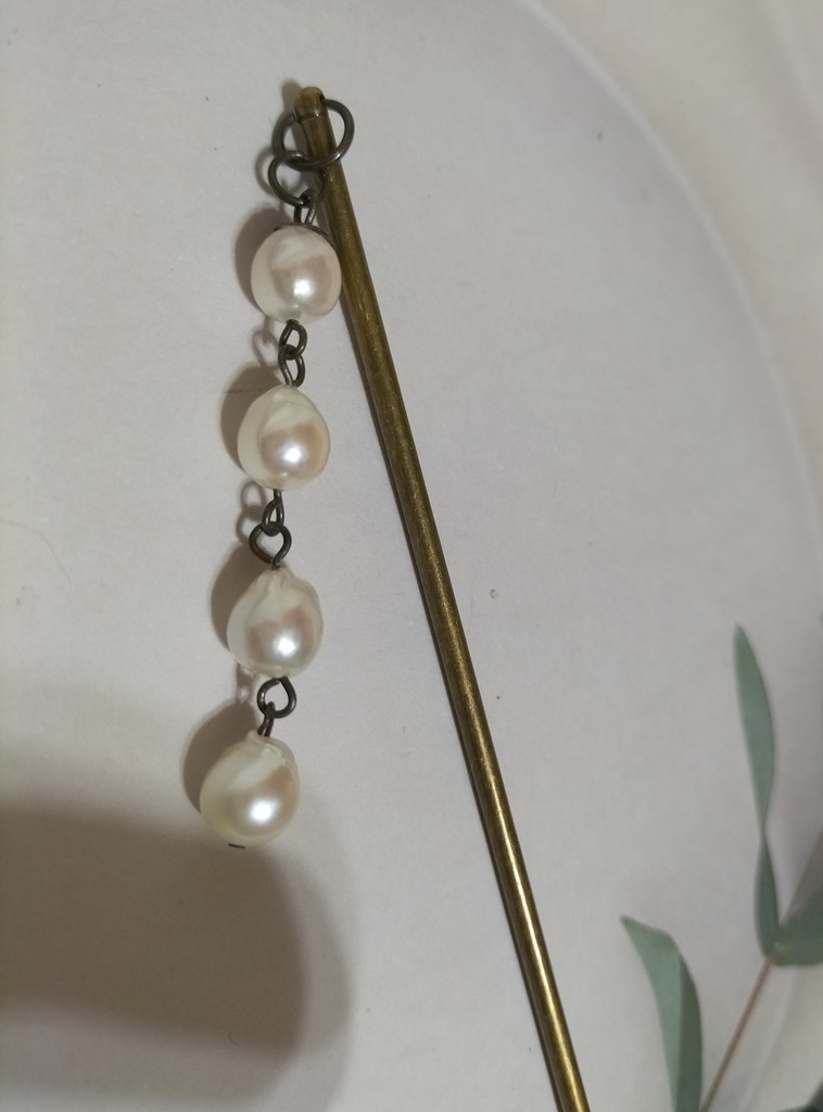 あこや本真珠(日本産)のかんざし