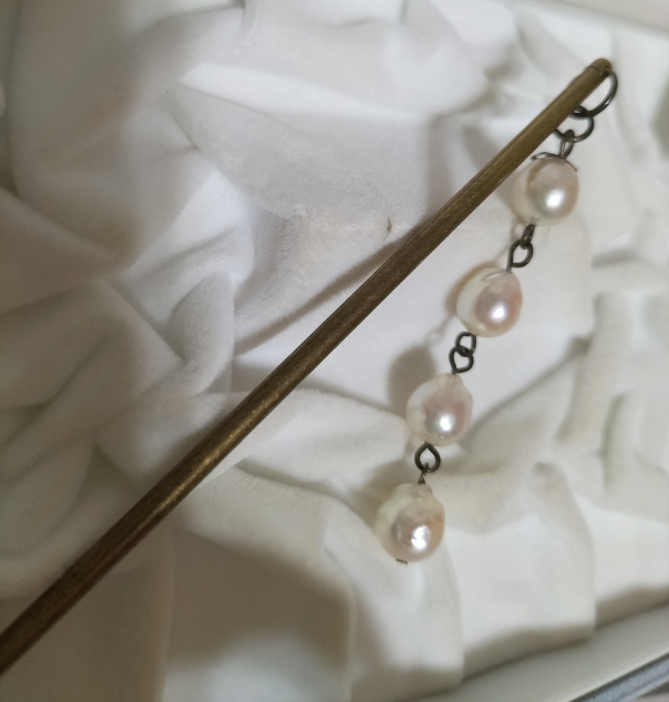 あこや本真珠(日本産)のかんざし