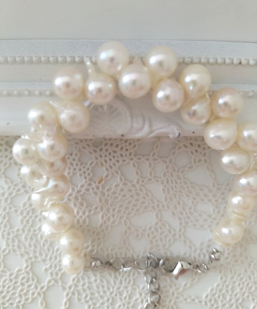 あこや本真珠、クレオパトラ珠のブレスレット