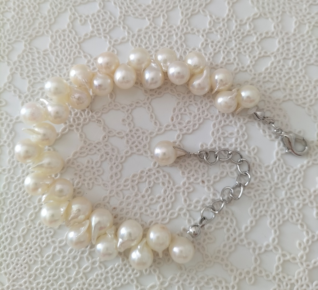 あこや本真珠、クレオパトラ珠のブレスレット