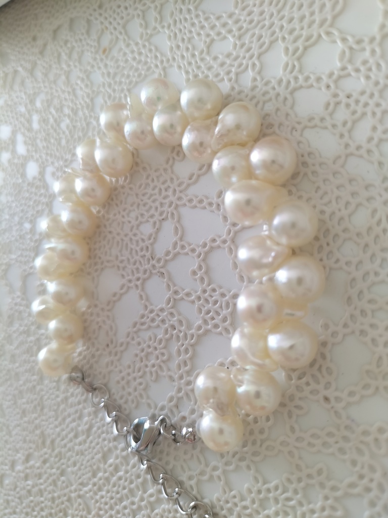 あこや本真珠、クレオパトラ珠のブレスレット