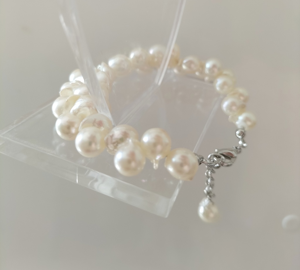 あこや本真珠、クレオパトラ珠のブレスレット