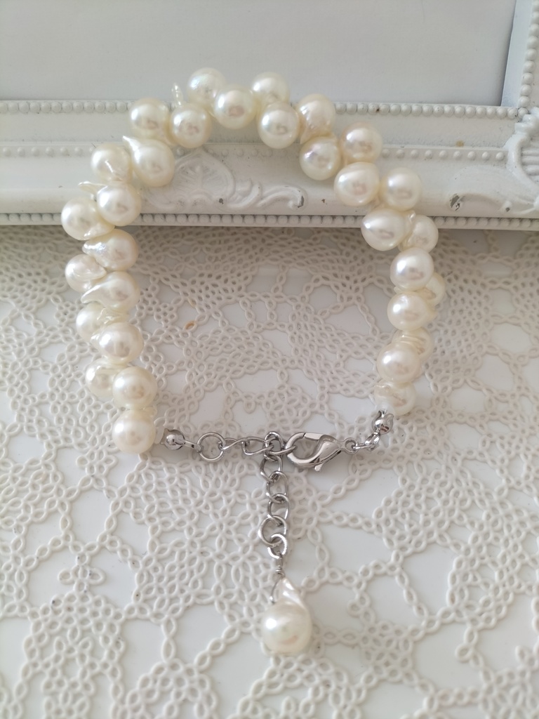 あこや本真珠、クレオパトラ珠のブレスレット