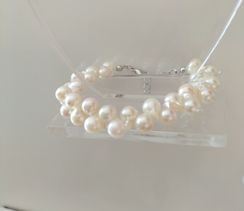 あこや本真珠、クレオパトラ珠のブレスレット