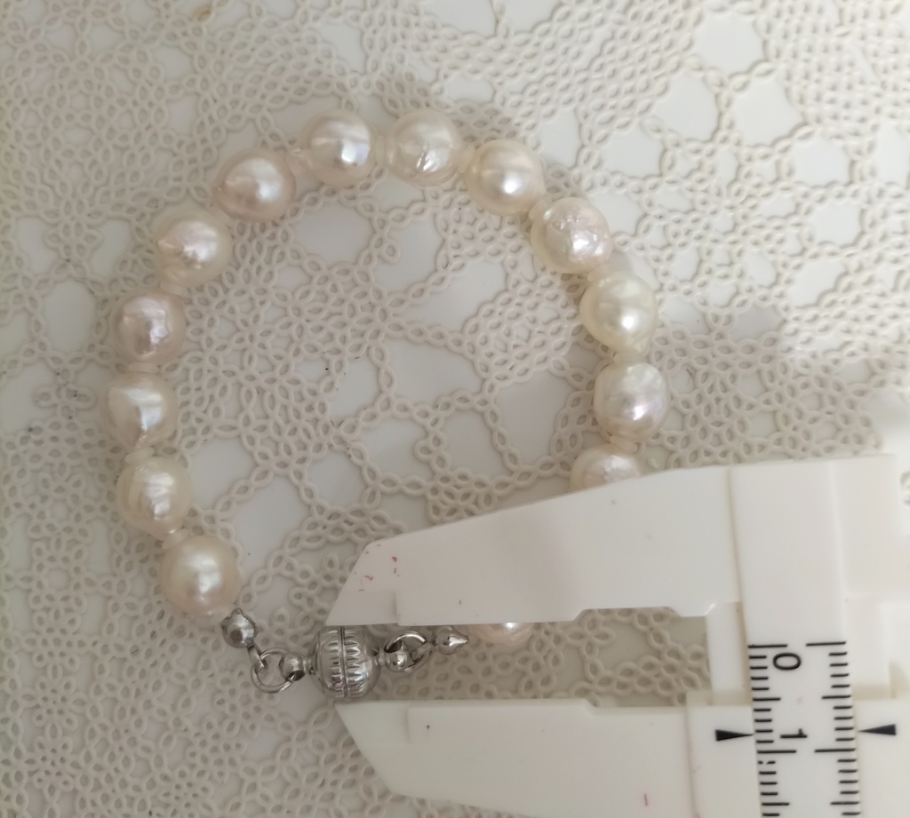 あこや本真珠(日本産)のマグネット式ブレスレット