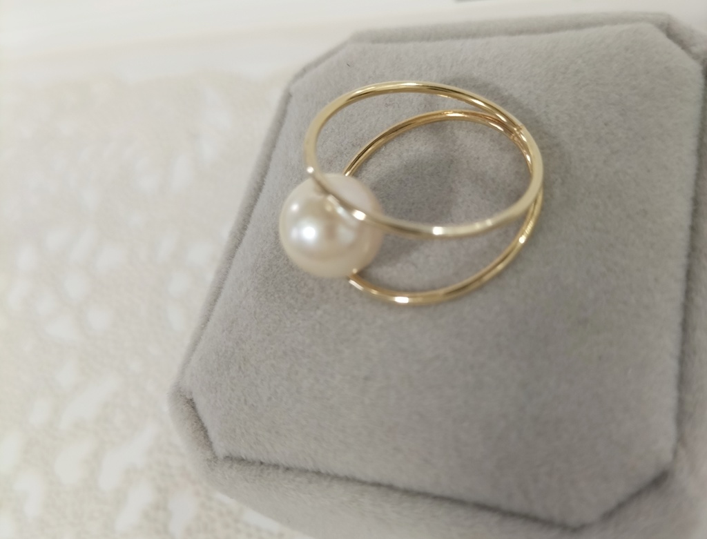 日本産あこや本真珠のリング