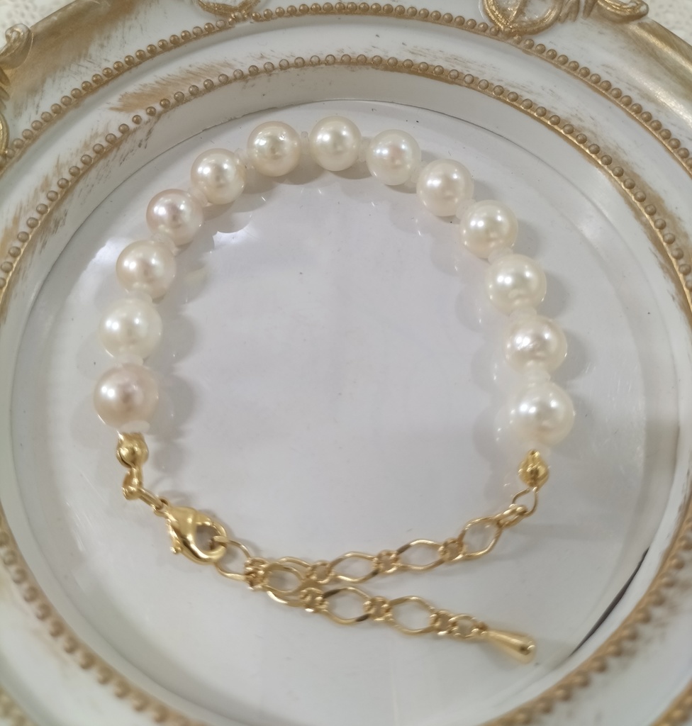 日本産あこや本真珠のブレスレット