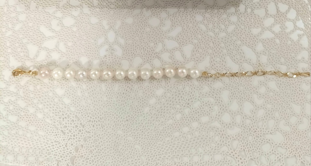 日本産あこや本真珠のブレスレット