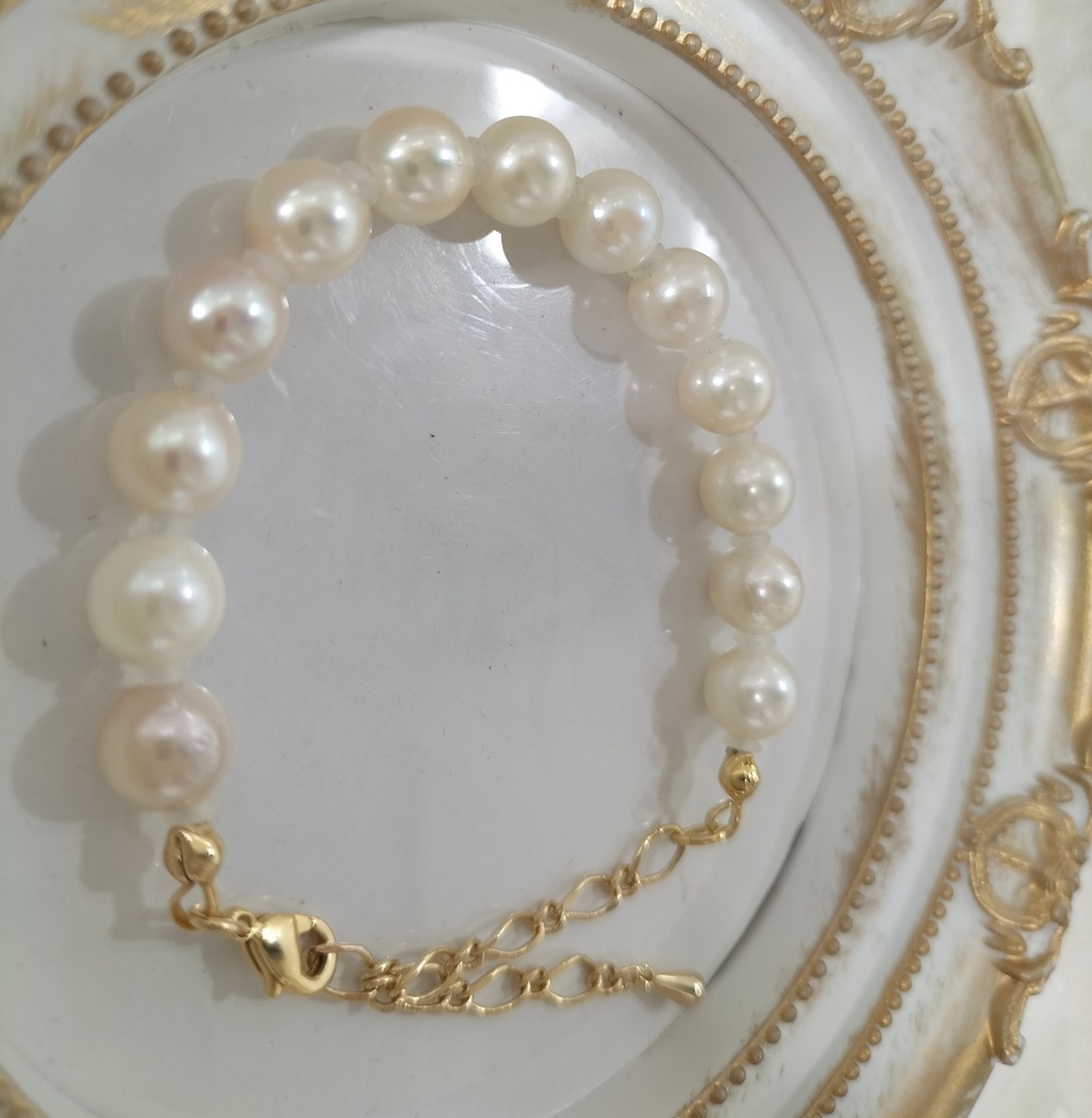 日本産あこや本真珠のブレスレット