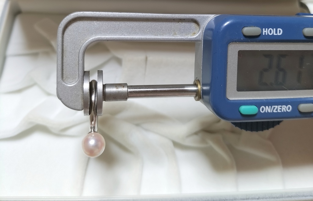 あこや本真珠(日本産)の指輪 フリーサイズ