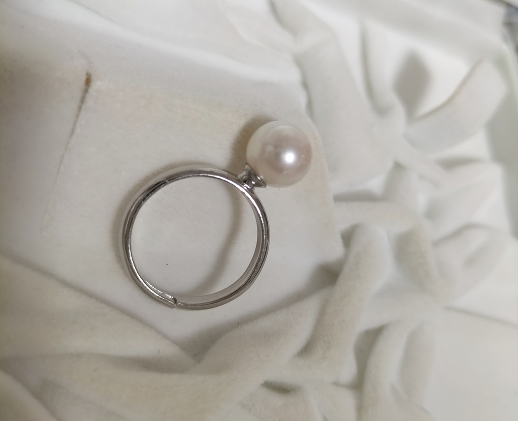 日本産あこや本真珠のリング(約10〜17号)