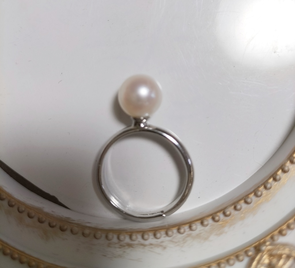 日本産あこや本真珠のリング(約10〜17号)