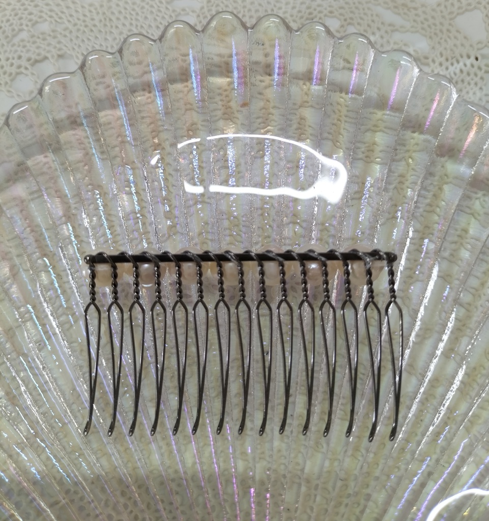 日本産あこや本真珠のヘアコーム15本足