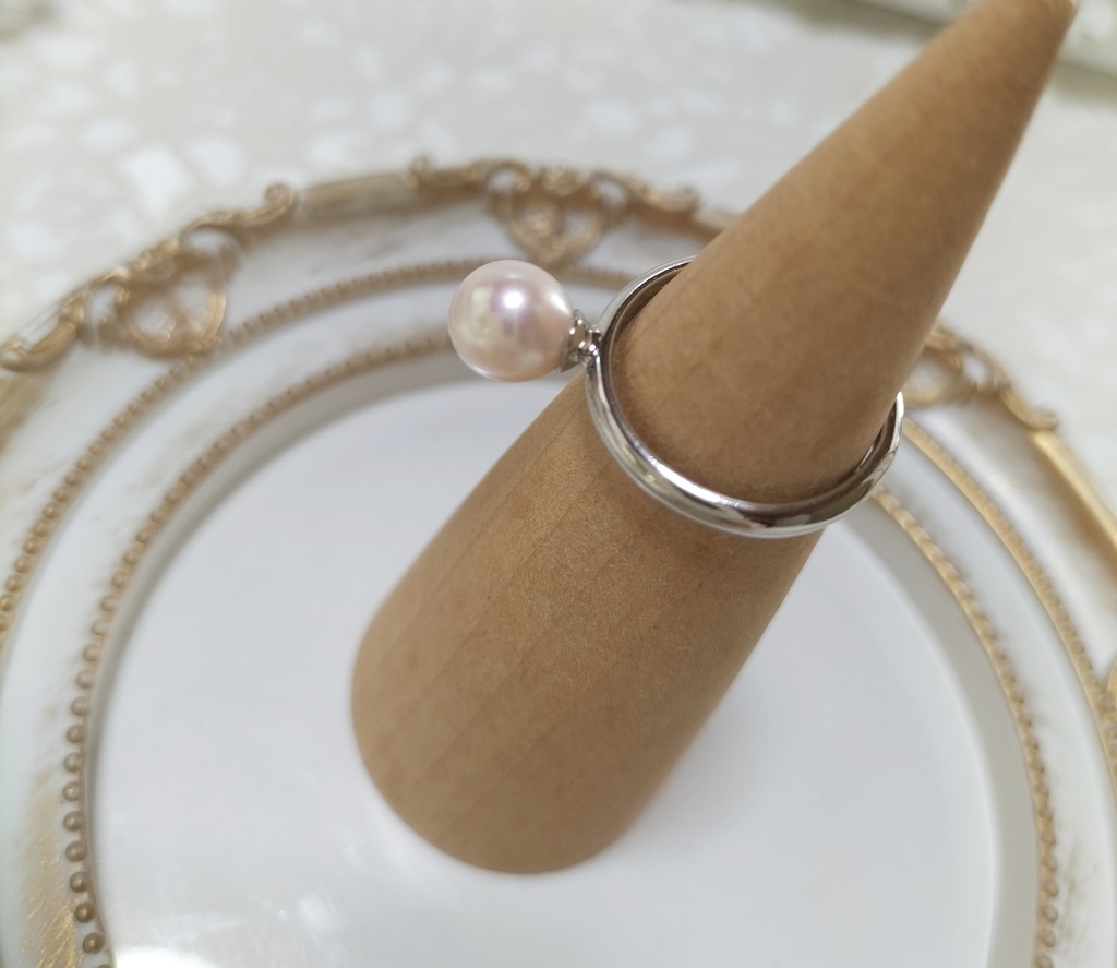 あこや本真珠(宇和島産)の指輪