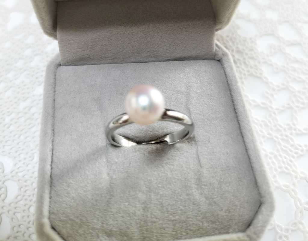 あこや本真珠(宇和島産)の指輪