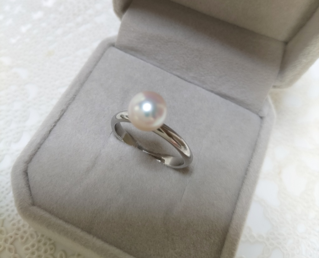 あこや本真珠(宇和島産)の指輪