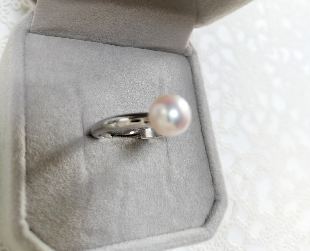 あこや本真珠(宇和島産)の指輪