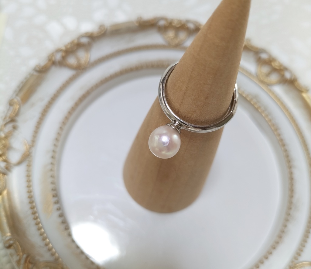 あこや本真珠(宇和島産)の指輪