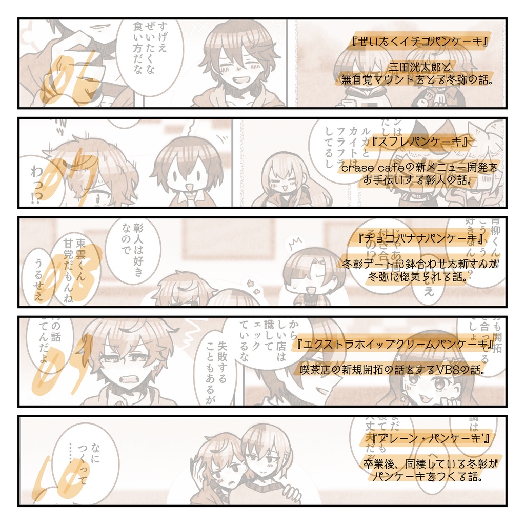 【キミと彩るセカイ】今日のパンケーキ