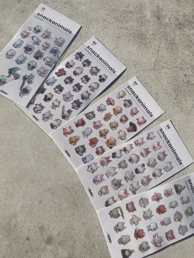 ミニクリアシール(全5種類)