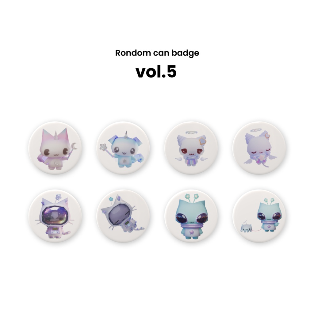 snackanimals ランダム缶バッジ(全5種類)