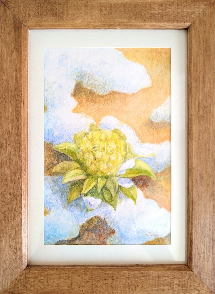 原画『萌芽』額縁付き